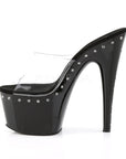 ADORE-701 Rhinestone Border Heel