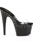ADORE-701 Rhinestone Border Heel