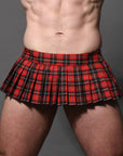 Andrew Christian Unleashed Plaid Skirt