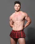 Andrew Christian Unleashed Plaid Skirt