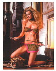 Baci Lingerie Mesh Mini Skirt Set