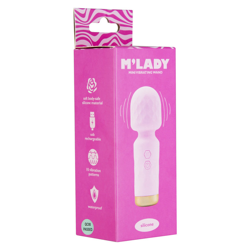 Shop M'Lady  Mini Vibrating Wand - Love Shop