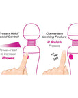 Palm Power Recharge Wand Massager