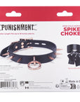 Punishment Rose Gold Spiked Choker