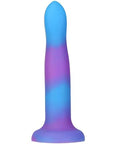 Rave Addiction 8 Inch Purple and Blue Silicone Dildo
