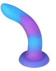 Rave Addiction 8 Inch Purple and Blue Silicone Dildo