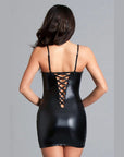 Elisa Deep Plunge Mini Dress