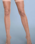 Fishnet Thigh Highs With Backseam