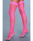 Nylon Fishnet Thigh Highs