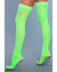 Opaque Nylon Thigh Highs