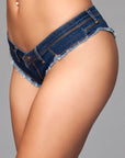 Cut Off Denim Booty Shorts