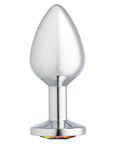 Cloud 9 Novelties Gems Silver Chromed Anal Plug