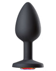 Cloud 9 Novelties Gems Black Silicone Anal Plug