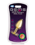 Cloud 9 Novelties Gems Gold Anal Plug