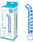 Mr. Swirly 6.5 Inch G-Spot Glass Dildo