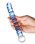Mr. Swirly 6.5 Inch G-Spot Glass Dildo