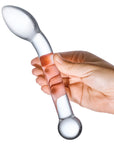 8 Inch Slimline G-Spot Glass Dildo