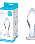 4 Inch Classic Glass Butt Plug