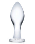 4 Inch Classic Glass Butt Plug