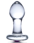 3.5 Inch Bling Bling Glass Butt Plug