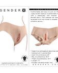 Gender X Undergarment Briefs with Penetrable Silicone Vagina