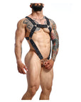 DNGEON Cross Cockring Harness by MOB