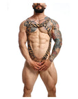 DNGEON Cross Cockring Harness by MOB