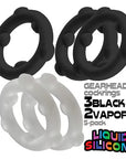 Oxballs Gearheads 5-Pack Spinner Rings