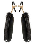 Fetish Fantasy Gold Feather Nipple Clamps