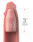 Fantasy X-tensions Elite Sleeve Vibrating Extender With Remote