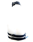 Rouge Garments Leather Female Body Harness with Choker