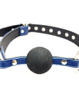 Rouge Garments Leather Ball Gag with Rubber Ball