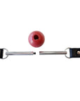 Rouge Garments Leather Ball Gag with Removeable Ball