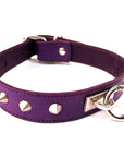 Rouge Garments Leather O-Ring Studded Collar