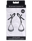 Velvet Noir Tuggable Nipple Clamps