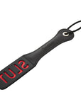 Sportsheets 12 Inch Leather Slut Impression Paddle