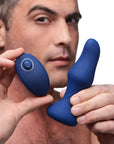 7X Slim Curved Thumping Silicone Anal Plug