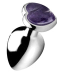 Gemstones Amethyst Heart Anal Plug