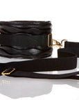 Adore Soft Rouched Faux Leather Collar With Leash