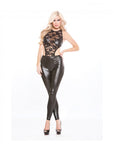 Kitten Lace & Wetlook Flirty Catsuit