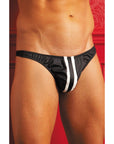 Xoxo Rubber Look Vinyl Mens Thong