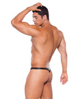 Zeus Wet Look & Hot Mesh Thong