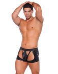 Zeus Wet Look Thong With Chaps