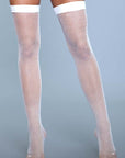 Fishnet Thigh Highs With Backseam