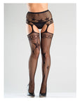 Gartered Fishnet Star Pantyhose