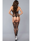 Halter Lace Suspender Bodystocking