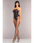 Opaque Strapless Bodystocking