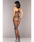 Sheer Bodystocking With Ribbon