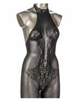 Scandal Plus Size Halter Lace Body Suit