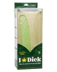 Naughty Bits I Leaf Dick Glow-In-The-Dark Weed Leaf Dildo